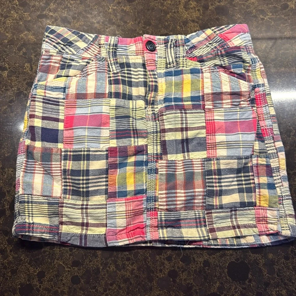 Old Navy Plaid Skort in Great Condition